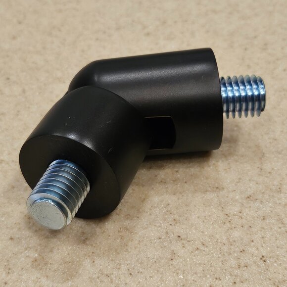 RARE NEW FRONTGATE SINGLE CURTAIN ROD OUTDOOR ALL WEATHER ORB CORNER BRACKET - Picture 2 of 7